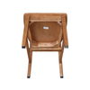 International Concepts Set of Two San Remo Splatback Chair, Distressed Oak C42-10P